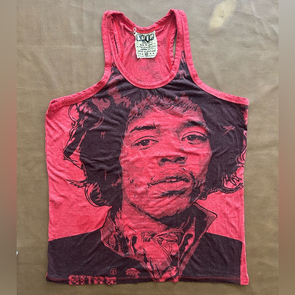 Red Graphic Tank Top